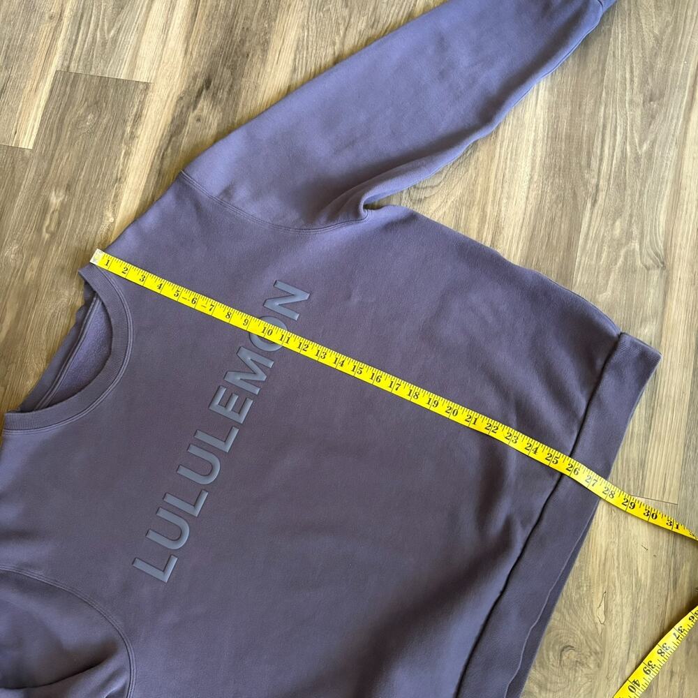 Lululemon Sweatshirt Men's Size XL Steady State Graphic Crew Neck Pullover Gym - Picture 5 of 7